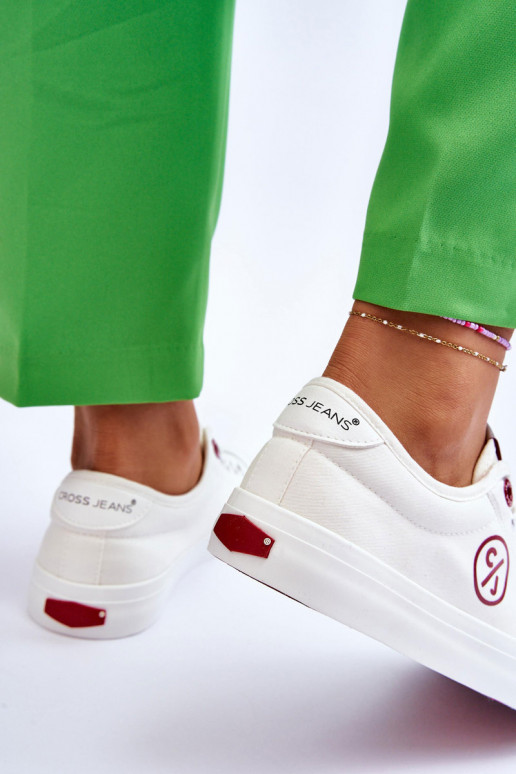 Sneakers Cross Jeans LL2R4043 weiße Farbe Sneakers Cross Jeans LL2R4043 weiße Farbe