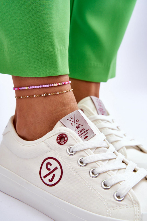 Sneakers Cross Jeans LL2R4043 weiße Farbe Sneakers Cross Jeans LL2R4043 weiße Farbe