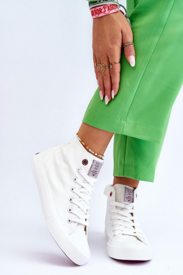 Cross Jeans LL2R4086C weiße Freizeitschuhe mit klassischem Modell