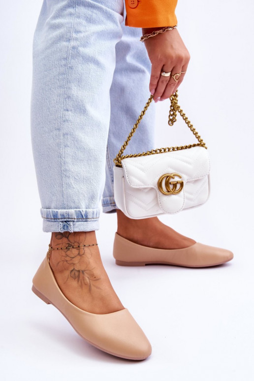 Klassisches Modell Ballerina beige Stacee