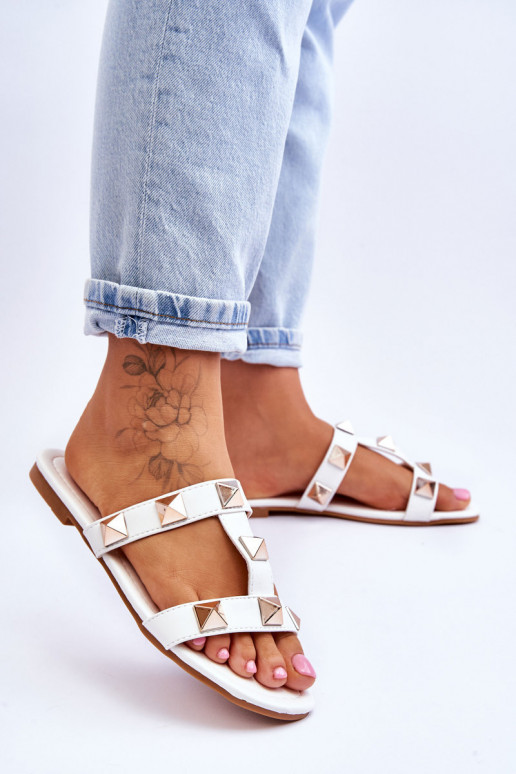 Hausschuhe in der Farbe Weiß von Mercure Hausschuhe in der Farbe Weiß von Mercure