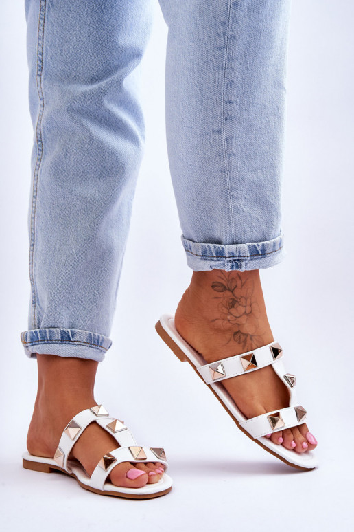 Hausschuhe in der Farbe Weiß von Mercure Hausschuhe in der Farbe Weiß von Mercure