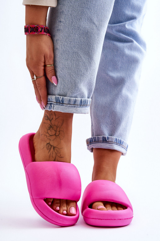 Leichte Hausschuhe mit vergoldeter Sohle in rosa Milton Leichte Hausschuhe mit vergoldeter Sohle in rosa Milton