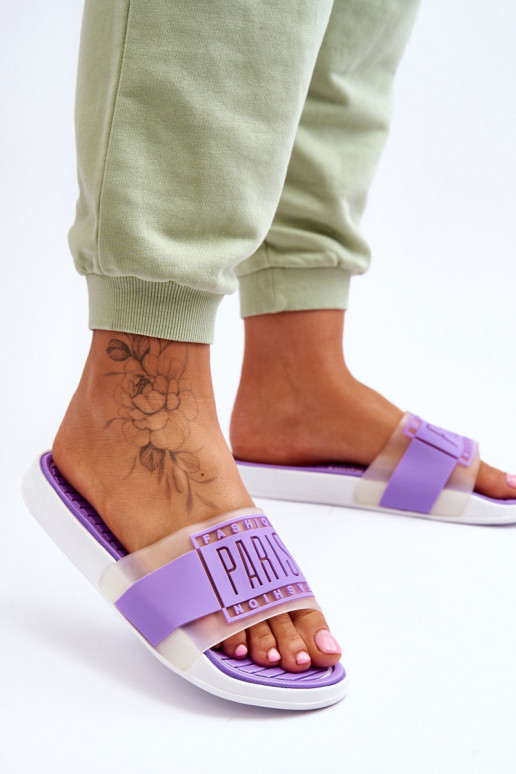 Sportliche Hausschuhe in der Farbe Lila Sunrise Sportliche Hausschuhe in der Farbe Lila Sunrise