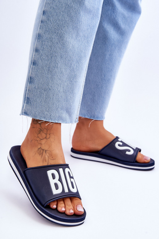 Klassisches Modell Hausschuhe Big Star JJ274A323 dunkelblau Klassisches Modell Hausschuhe Big Star JJ274A323 dunkelblau