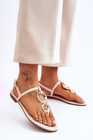 Sandaletten beige Weitermachen 2