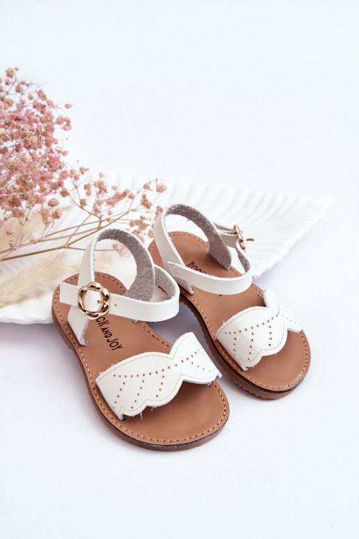 Kindersandalen in der Farbe Weiß Izzy Kindersandalen in der Farbe Weiß Izzy