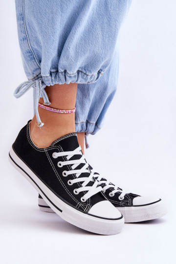 Damen-Sportschuhe im klassischen Stil in der Farbe Vegas in Schwarz