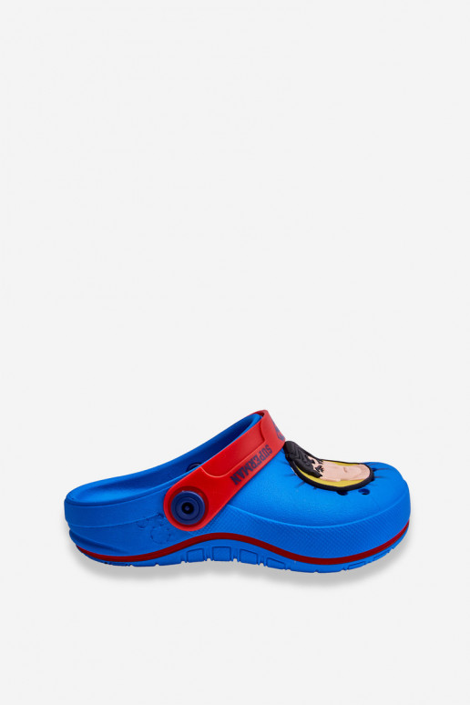 Kinderhausschuhe im Crocs-Stil Superman Grendene Kids JJ385004 blau Kinderhausschuhe im Crocs-Stil Superman Grendene Kids JJ385004 blau