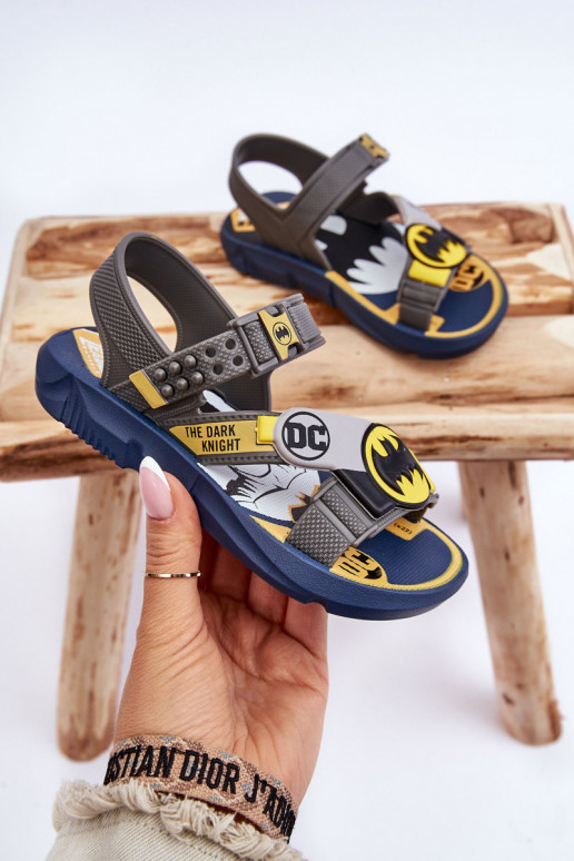 Kindersandalen Batman Grendene Kids JJ385049 graue Farbe