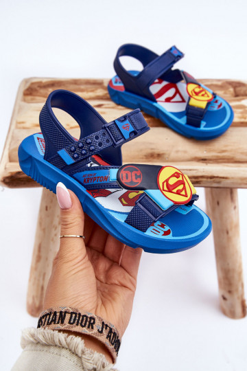 Kindersandalen Superman Grendene Kids JJ385050 blaue Farbe