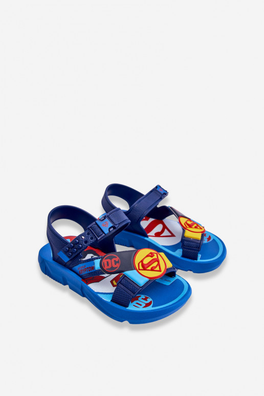 Kindersandalen Superman Grendene Kids JJ385050 blaue Farbe Kindersandalen Superman Grendene Kids JJ385050 blaue Farbe