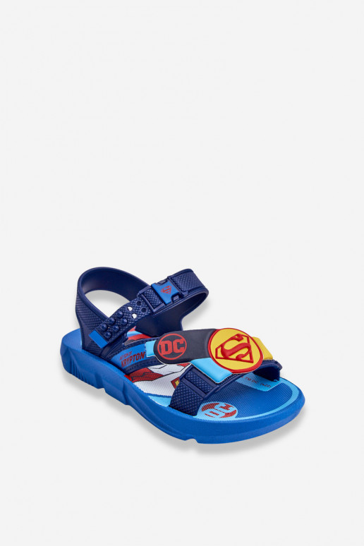 Kindersandalen Superman Grendene Kids JJ385050 blaue Farbe Kindersandalen Superman Grendene Kids JJ385050 blaue Farbe
