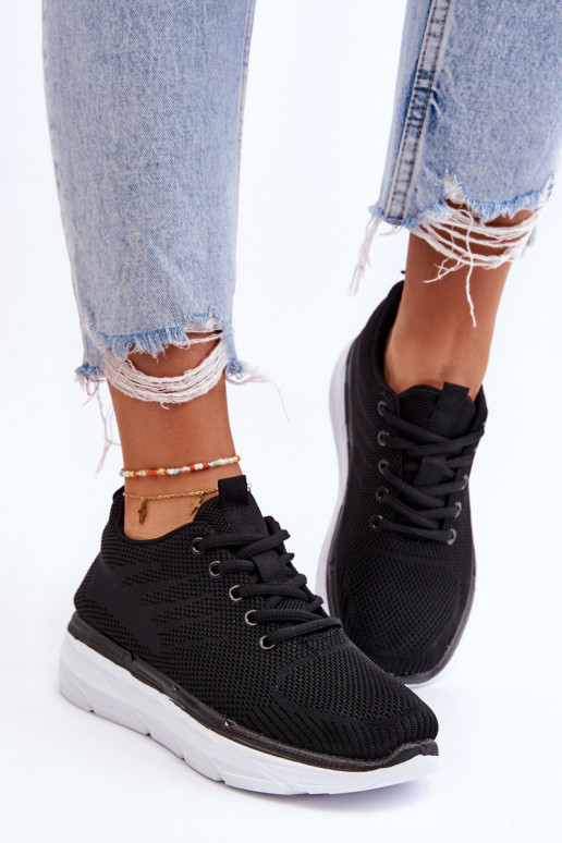 Schnür-Sportschuhe in der Farbe Schwarz Lavarone Schnür-Sportschuhe in der Farbe Schwarz Lavarone