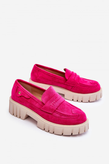 Damen-Stiefeletten aus Wildleder in der Farbe Rosa von Fiorell