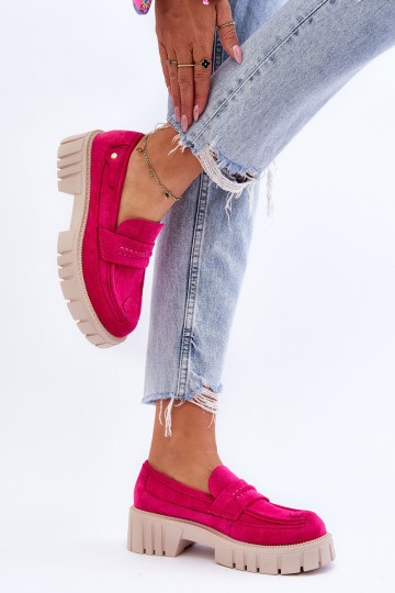 Damen-Stiefeletten aus Wildleder in der Farbe Rosa von Fiorell 2