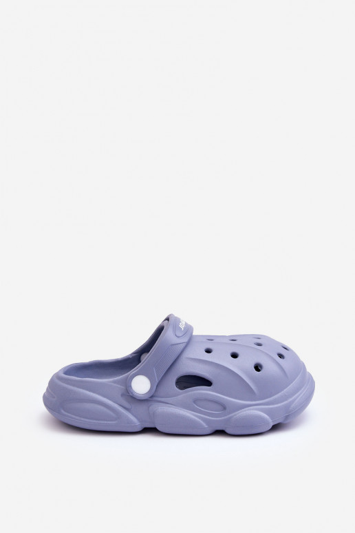 Kinderhausschuhe im Crocs-Stil in der Farbe Blau Cloudy Kinderhausschuhe im Crocs-Stil in der Farbe Blau Cloudy