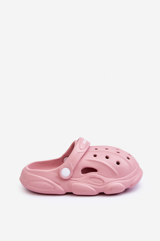 Crocs-Hausschuhe für Kinder in Rosa Cloudy