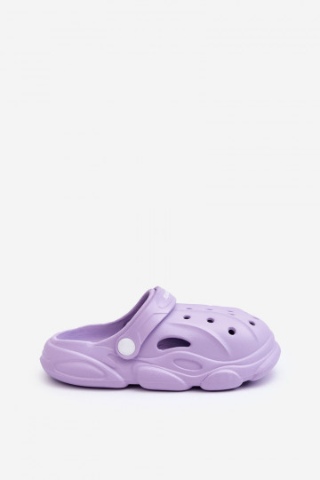 Kinder-Crocs-Hausschuhe Purple Cloudy 2