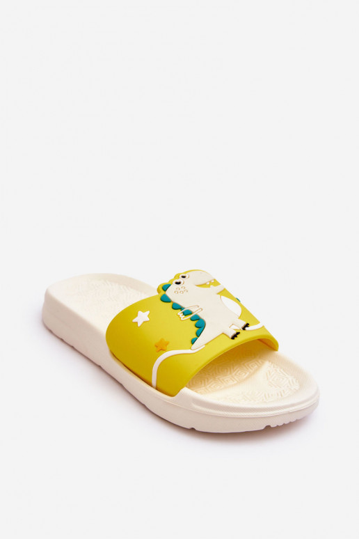 Kinderhausschuhe T-Rex beige Bernis Kinderhausschuhe T-Rex beige Bernis