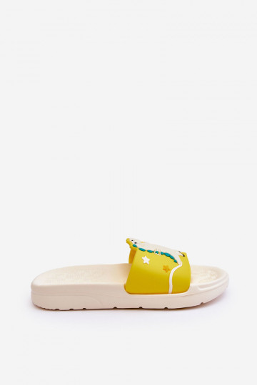 Kinderhausschuhe T-Rex beige Bernis 2