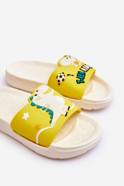 Kinderhausschuhe T-Rex beige Bernis Kinderhausschuhe T-Rex beige Bernis