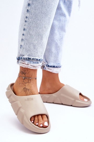 Leichte Hausschuhe Big Star LL274593 beige