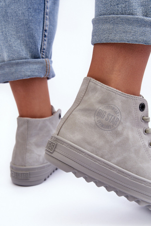 Freizeitschuhe Big Star Groß sich Zuarm laufen graue Farbe GG274070 Freizeitschuhe Big Star Groß sich Zuarm laufen graue Farbe GG274070