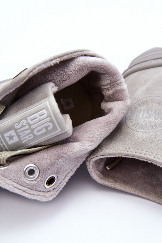 Freizeitschuhe Big Star Groß sich Zuarm laufen graue Farbe GG274070 Freizeitschuhe Big Star Groß sich Zuarm laufen graue Farbe GG274070