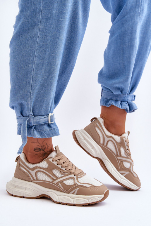 Beige Contiro-Sportschuhe Beige Contiro-Sportschuhe