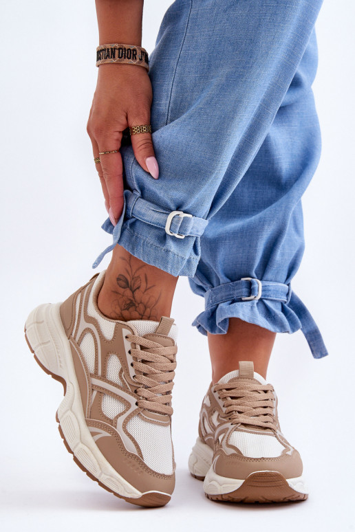 Beige Contiro-Sportschuhe Beige Contiro-Sportschuhe