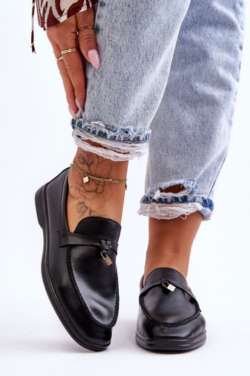 Klassisches Damen-Mokassin-Modell in der Farbe Schwarz von Cortez 2