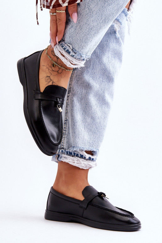 Klassisches Damen-Mokassin-Modell in der Farbe Schwarz von Cortez