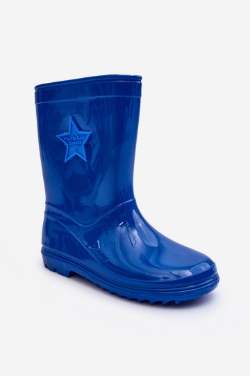 Kindergummischuhe in der blauen Farbe Malvi