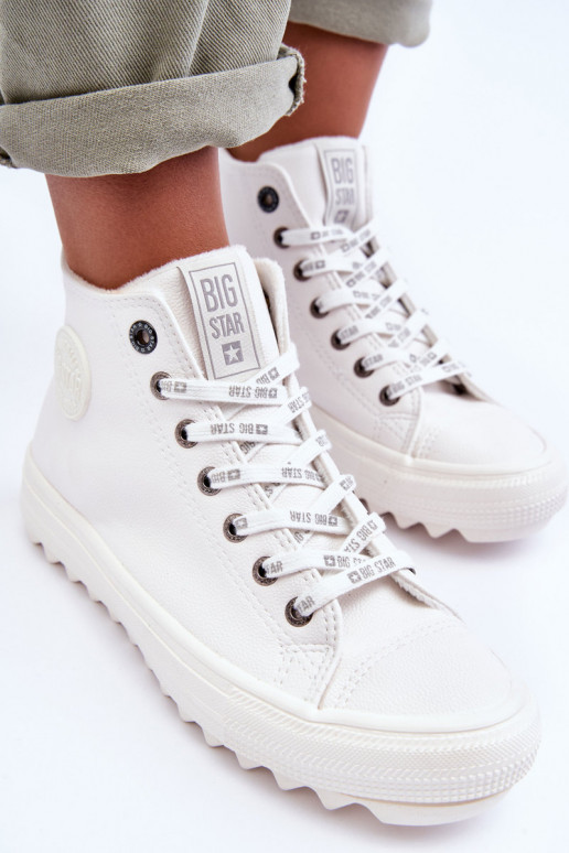 Freizeitschuhe Big Star warmweiße Farbe GG274108 Freizeitschuhe Big Star warmweiße Farbe GG274108