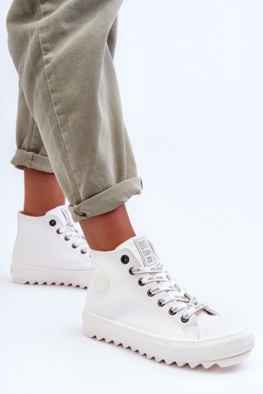 Freizeitschuhe Big Star warmweiße Farbe GG274108 Freizeitschuhe Big Star warmweiße Farbe GG274108