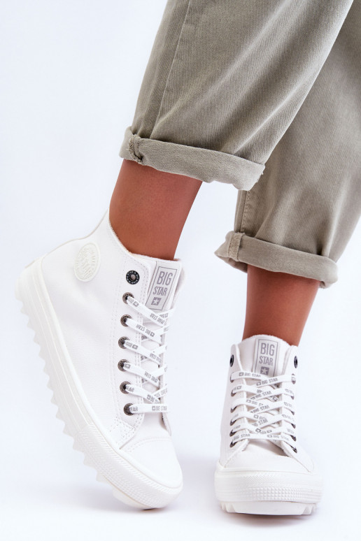 Freizeitschuhe Big Star warmweiße Farbe GG274108 Freizeitschuhe Big Star warmweiße Farbe GG274108