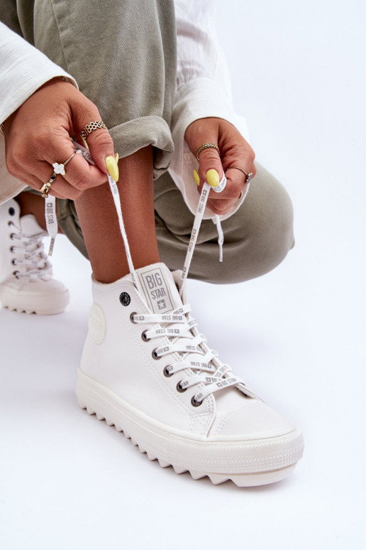 Freizeitschuhe Big Star warmweiße Farbe GG274108 Freizeitschuhe Big Star warmweiße Farbe GG274108