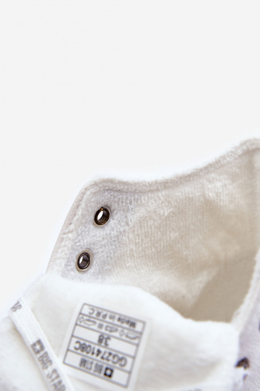 Freizeitschuhe Big Star warmweiße Farbe GG274108 Freizeitschuhe Big Star warmweiße Farbe GG274108