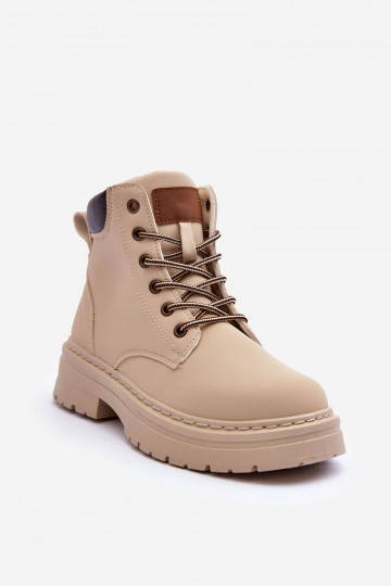 Stiefel Warme Stiefel in Elfenbein Corbin