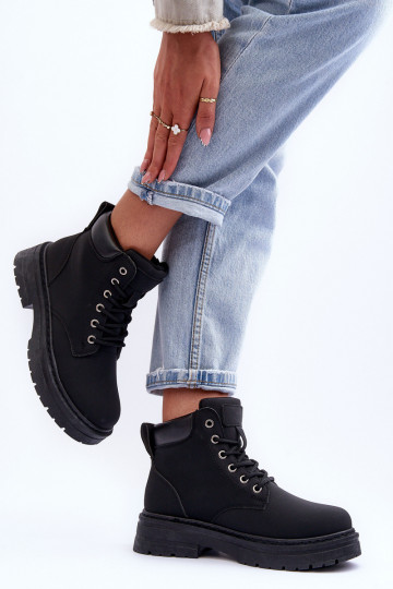 Schuhe Stiefel erwärmte schwarze Farbe Corbin 2