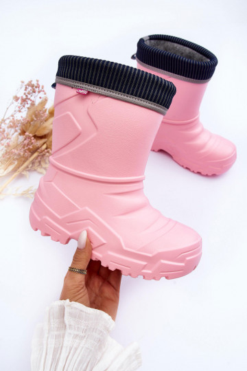 Kindergummistiefel erwärmt Befado 162Y307 rosa Farbe 2