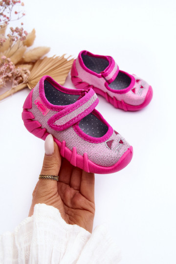 Schuhe/Hausschuhe mit Glanz Befado 109P235 rosa 2