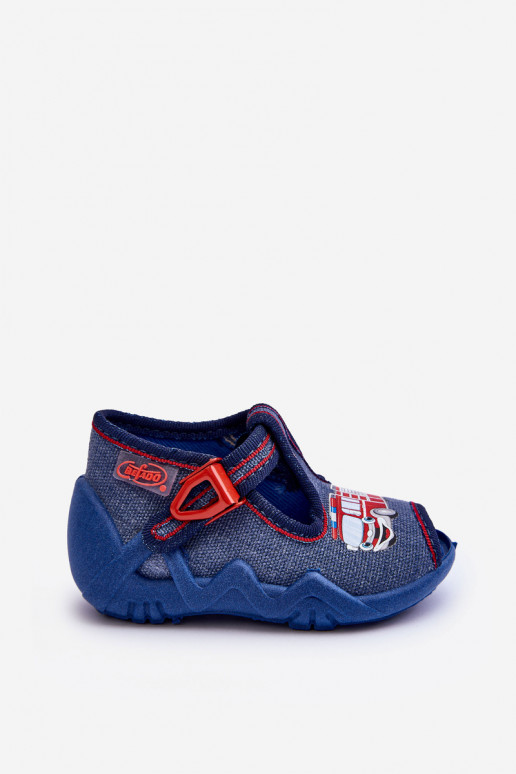 Kinder-Sandalen-Hausschuhe Befado 217P118 blau Kinder-Sandalen-Hausschuhe Befado 217P118 blau