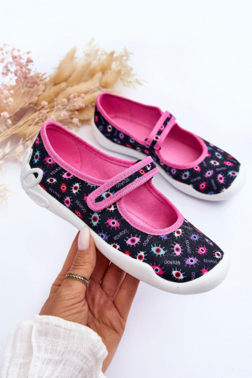 Schuhe/Hausschuhe für Kinder Befado 114Y518 blau-rosa Farbe 2