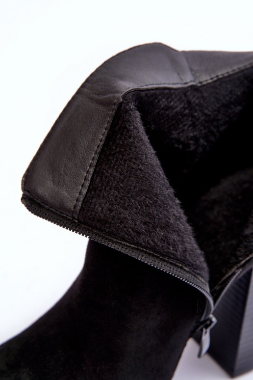 Wildlederschuhe in der Farbe Schwarz von Liani