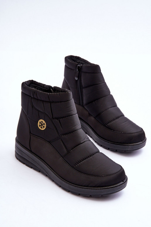 Schneestiefel Damen warme schwarze Farbe Helis Schneestiefel Damen warme schwarze Farbe Helis
