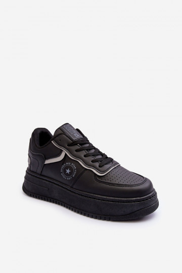 Damen-Sportschuhe, Sneakers Big Star MM274232 schwarze Farbe
