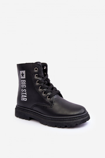 Stiefel für Kinder, warm, Big Star MM374152, schwarze Farbe