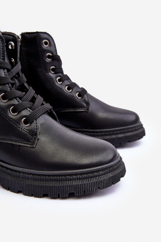 Stiefel für Kinder, warm, Big Star MM374152, schwarze Farbe Stiefel für Kinder, warm, Big Star MM374152, schwarze Farbe